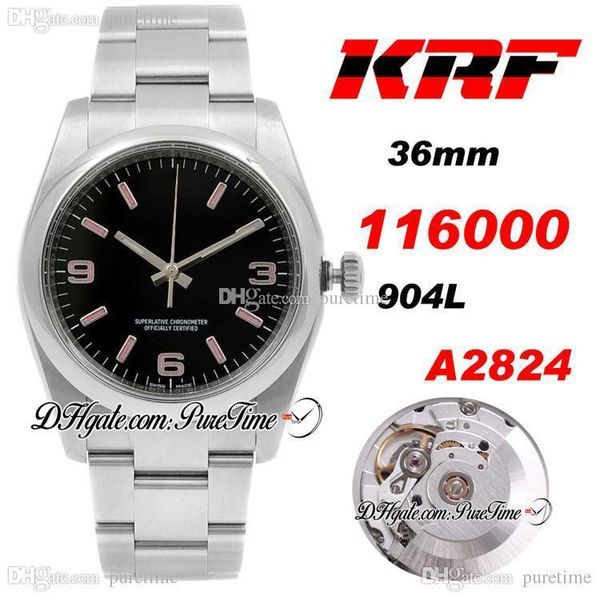2020 krf 36 116000 eta a2824 automatic mens watch black dial pink lume 904l steel case and bracelet edition new ptrx puretime ptb2, Slivery;brown
2020 krf 36 116000 eta a2824 automatic mens watch black dial pink lume 904l steel case and bracelet edition new ptrx puretime ptb2, Slivery;brown