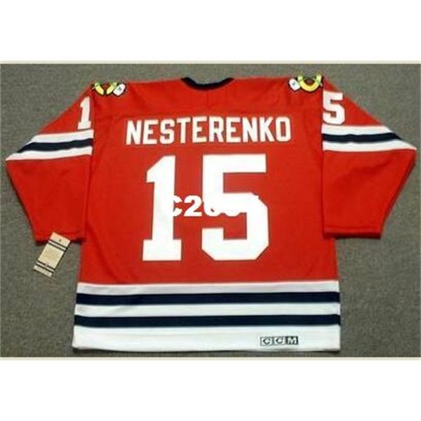 mens #15 eric nesterenko chicago blackhawks 1963,1967 ccm vintage retro hockey jersey or custom any name or number retro jersey, Black
mens #15 eric nesterenko chicago blackhawks 1963,1967 ccm vintage retro hockey jersey or custom any name or number retro jersey, Black