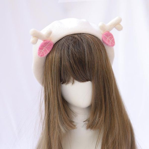 beret milu deer horn, christmas day is the young girl heart white hat qiu dong joker, Blue;gray
beret milu deer horn, christmas day is the young girl heart white hat qiu dong joker, Blue;gray