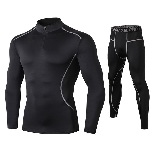 fanceey high collar winter thermo underwear thermal men long johns thermal clothing rashgard kit sport compression underwear 201106, Black;white
fanceey high collar winter thermo underwear thermal men long johns thermal clothing rashgard kit sport compression underwear 201106, Black;white