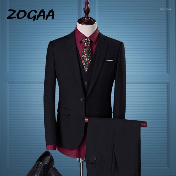men's suits & blazers zogaa 2021 men's business casual three-piece suit jacket groom groomsmen wedding plus size one-button suit1, White;black
men's suits & blazers zogaa 2021 men's business casual three-piece suit jacket groom groomsmen wedding plus size one-button suit1, White;black