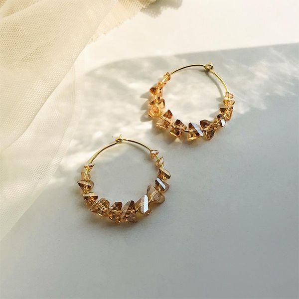 round hoop circle earrings sterling crystal temperament fashion korean atmosphere personality1, Golden;silver
round hoop circle earrings sterling crystal temperament fashion korean atmosphere personality1, Golden;silver