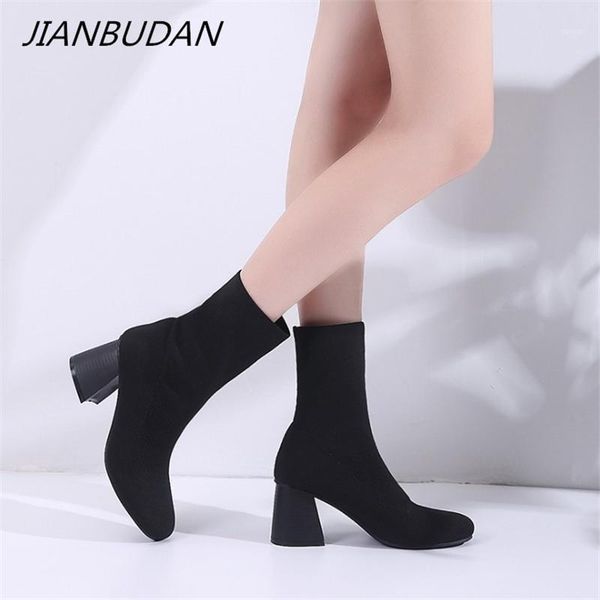 boots jianbudan elegant high heels stretch fashion round toe women's socks autumn ankle 2021 34-401, Black
boots jianbudan elegant high heels stretch fashion round toe women's socks autumn ankle 2021 34-401, Black