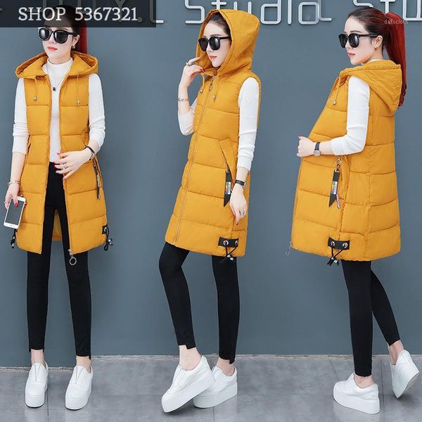 vest woman winter self-cultivation long fund down cotton vest keep warm thickening loose coat tide1, Black;white
vest woman winter self-cultivation long fund down cotton vest keep warm thickening loose coat tide1, Black;white