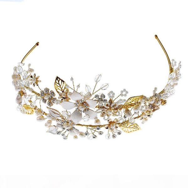 gold headband flowers pearls crystals wedding accessories princess crown women's party hair wear diademe couronne mariage -68, White;golden
gold headband flowers pearls crystals wedding accessories princess crown women's party hair wear diademe couronne mariage -68, White;golden