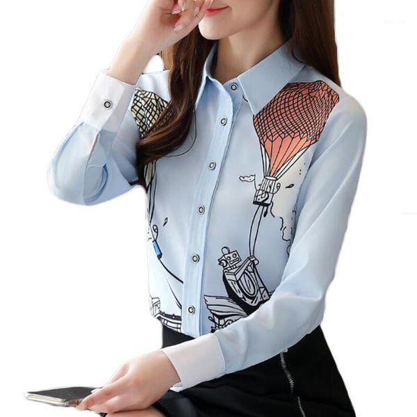 fashion cartoon printed women blouses long sleeve korean chiffon blouse women shirts casual plus size camisas mujer1, White
fashion cartoon printed women blouses long sleeve korean chiffon blouse women shirts casual plus size camisas mujer1, White