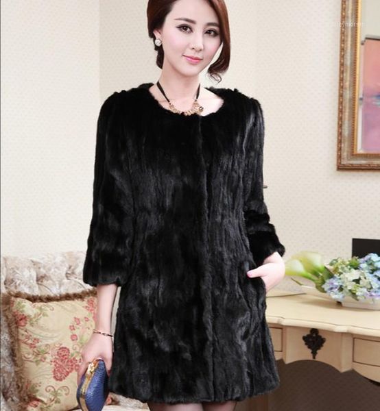 women's fur & faux 2021 vetement winter women's coat pathwork long fluffy outwear plus size aw3171, Black
women's fur & faux 2021 vetement winter women's coat pathwork long fluffy outwear plus size aw3171, Black