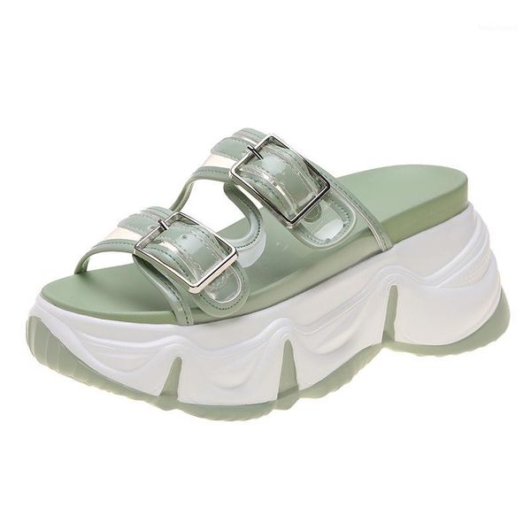 women sandals 2020 summer pvc transparent women shoes fashion wedges platform slipper female belt buckle 5cm high heels sandals1, Black
women sandals 2020 summer pvc transparent women shoes fashion wedges platform slipper female belt buckle 5cm high heels sandals1, Black