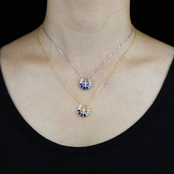 wholesale 925 sterling silver wedding chocker necklace with rainbow crystal zircon paved cross horseshoe charm pendant necklace, Black
wholesale 925 sterling silver wedding chocker necklace with rainbow crystal zircon paved cross horseshoe charm pendant necklace, Black