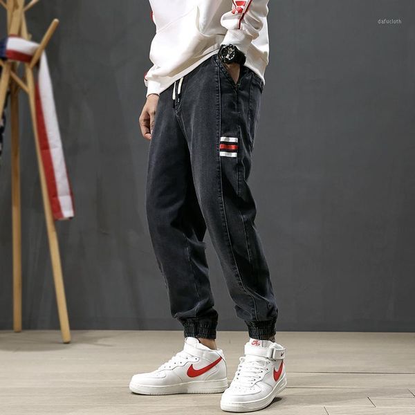 fashion streetwear men jeans loose fit black spliced designer cargo pants harem jeans big size 28-42 hip hop men joggers1, Blue
fashion streetwear men jeans loose fit black spliced designer cargo pants harem jeans big size 28-42 hip hop men joggers1, Blue