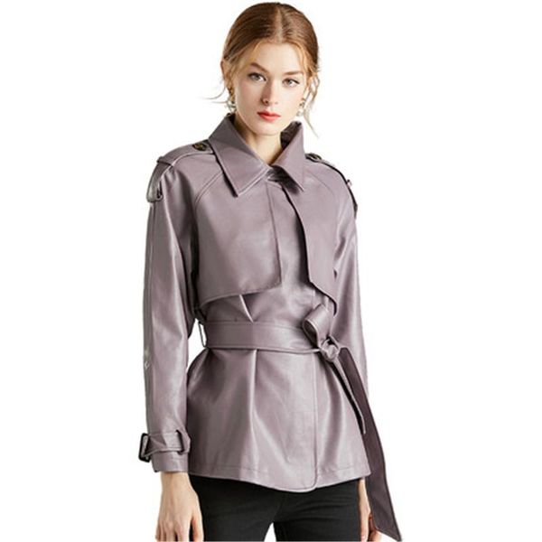 short leather jacket female 2020 spring autumn new fashion european and american temperament slim waist leather jacket tide, Black
short leather jacket female 2020 spring autumn new fashion european and american temperament slim waist leather jacket tide, Black