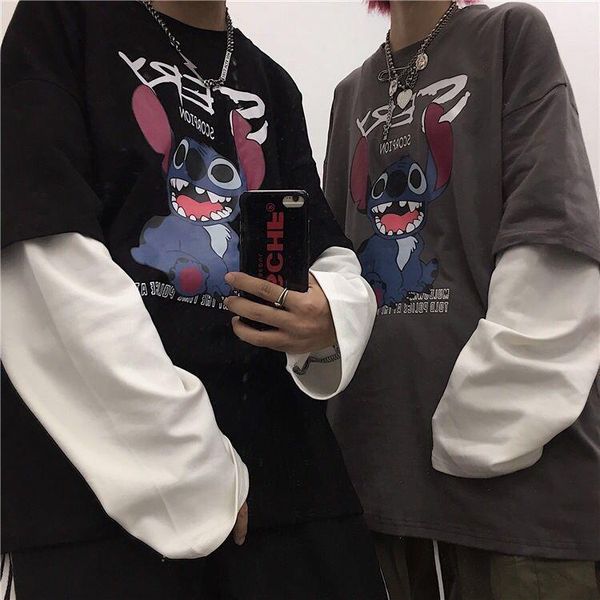 stitch men woman hoodie pullovers long sleeves harajuku pullovers casual o-neck men hip-hop streetwear sweatshirt hooded, Black
stitch men woman hoodie pullovers long sleeves harajuku pullovers casual o-neck men hip-hop streetwear sweatshirt hooded, Black