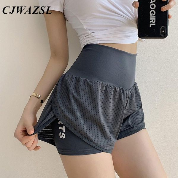 cjwazsl fake two-piece ladies mesh yoga shorts summer high waist running gym loose wide leg fitness shorts, White;red
cjwazsl fake two-piece ladies mesh yoga shorts summer high waist running gym loose wide leg fitness shorts, White;red