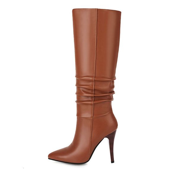 2021 new elegant heels ladies knee high boots winter for women pleated wedding dancing shoes woman size 41 42 43 w7y3, Black
2021 new elegant heels ladies knee high boots winter for women pleated wedding dancing shoes woman size 41 42 43 w7y3, Black
