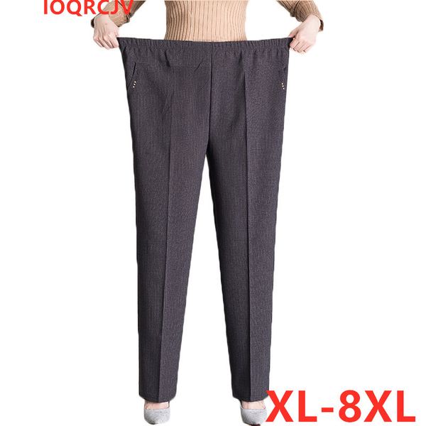 2021 new oversize women trousers spring fall elastic waist plus velvet warm winter middle female straight pants xl-8xl 8hh1, Black;white
2021 new oversize women trousers spring fall elastic waist plus velvet warm winter middle female straight pants xl-8xl 8hh1, Black;white