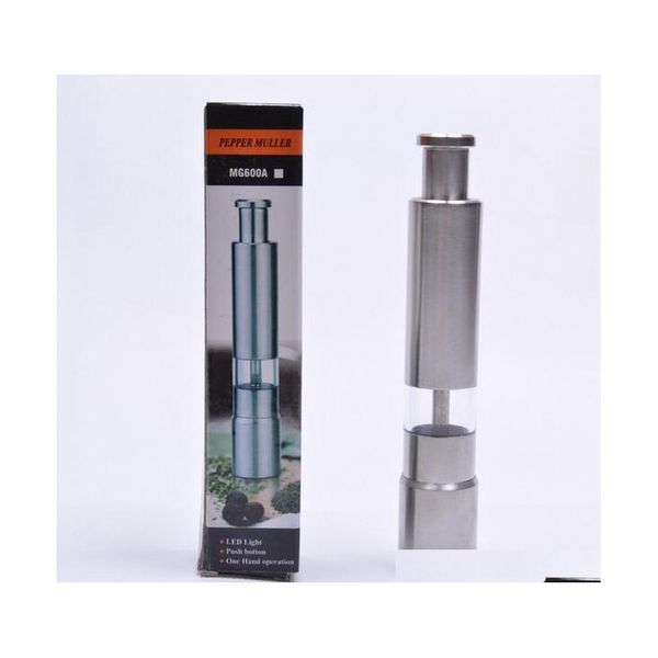 new arrive 50pcs/lot stainless steel pepper grinder portable manual pepper muller seasoning grind jllspz loveshop01
new arrive 50pcs/lot stainless steel pepper grinder portable manual pepper muller seasoning grind jllspz loveshop01