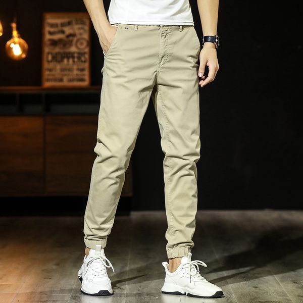 youth mens simplicity pure color all-matching skinny pants korean style cotton loose casual pants work commuter sports trousers, Black
youth mens simplicity pure color all-matching skinny pants korean style cotton loose casual pants work commuter sports trousers, Black