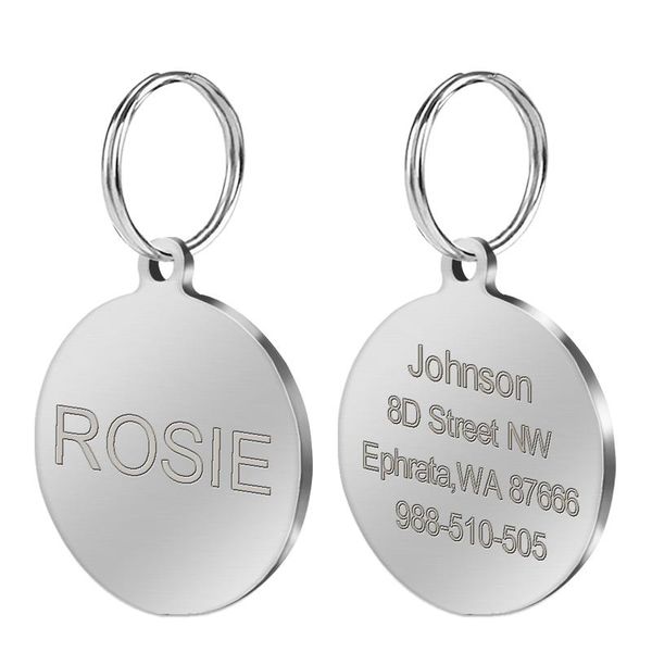 stainless steel pet dog id tags personalized antilost custom puppy cat name phone tag collar accessories bone round mili wmtrkf
stainless steel pet dog id tags personalized antilost custom puppy cat name phone tag collar accessories bone round mili wmtrkf
