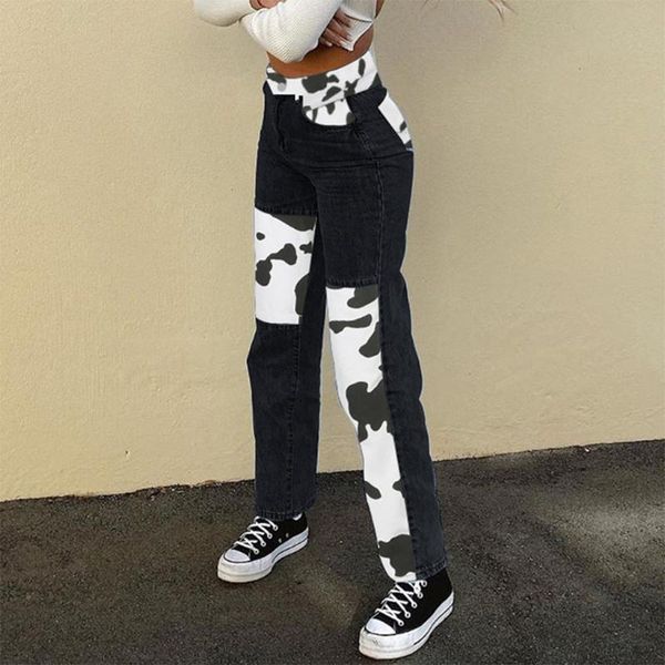 women high waist hip hop loose jeans vintage distressed ripped hole denim pants harajuku punk straight leg hippie trousers stree, Blue
women high waist hip hop loose jeans vintage distressed ripped hole denim pants harajuku punk straight leg hippie trousers stree, Blue