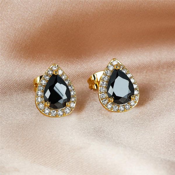 vintage black stone water drop zircon stud earrings for women wedding jewelry fashion rose gold/black/gold/silver color earrings, Golden;silver
vintage black stone water drop zircon stud earrings for women wedding jewelry fashion rose gold/black/gold/silver color earrings, Golden;silver