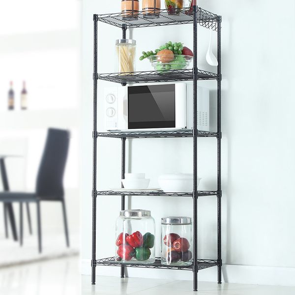 5 tier metal storage rack shelf 5 shelf shelves unit kitchen wire shelving kitchen storage new
5 tier metal storage rack shelf 5 shelf shelves unit kitchen wire shelving kitchen storage new