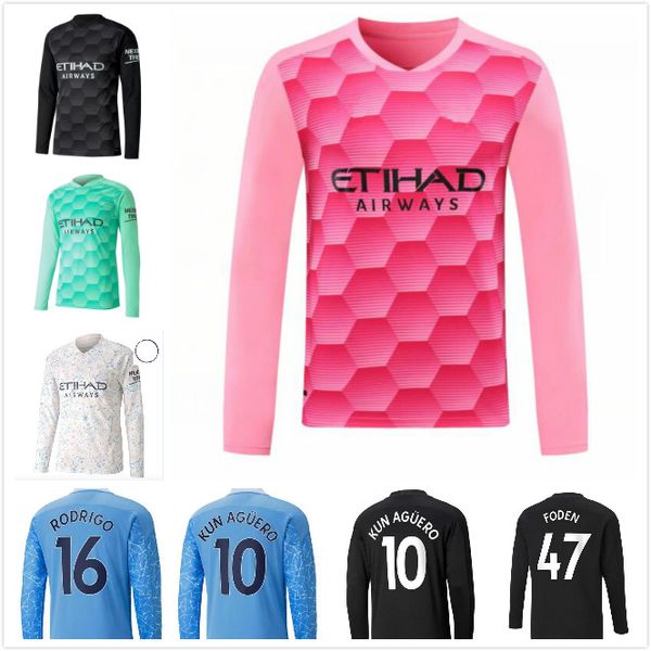 long sleeve foden stones soccer jerseys 2020 2021 kun aguero de bruyne bernardo mahrez aké ferran ederson m men kit uniforms, Black;yellow
long sleeve foden stones soccer jerseys 2020 2021 kun aguero de bruyne bernardo mahrez aké ferran ederson m men kit uniforms, Black;yellow