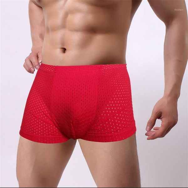 selling fashion mesh large flat underwear confotable boxer pants transparent breathable men s pants1, Black;white
selling fashion mesh large flat underwear confotable boxer pants transparent breathable men s pants1, Black;white