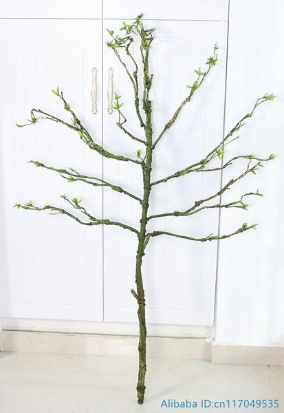 1 pcs artificial 150 cm (59 inch) long white and green soft plastic dried tree branch plant wedding home house decoration f383
1 pcs artificial 150 cm (59 inch) long white and green soft plastic dried tree branch plant wedding home house decoration f383