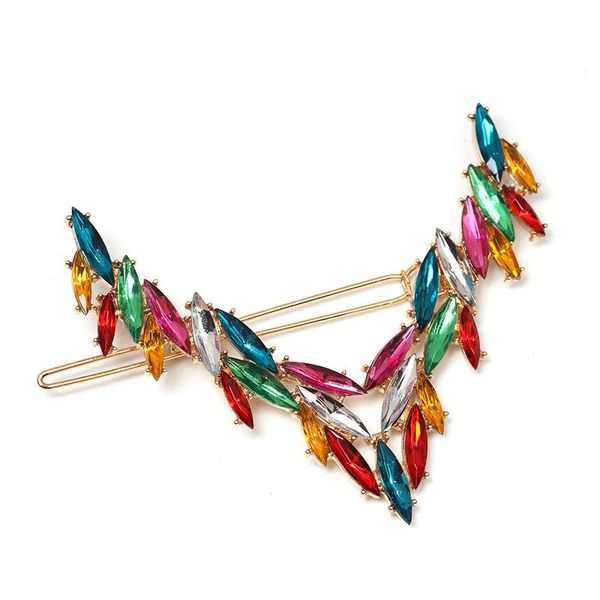 korea shiny crystal hairpins women geometric v shape colorful rhinestones hair clips for girls hair accessories, Golden;silver
korea shiny crystal hairpins women geometric v shape colorful rhinestones hair clips for girls hair accessories, Golden;silver