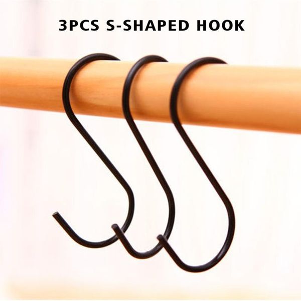 3pcs storage holder black rustproof organizer multifunctional bedroom bathroom kitchen hanging hook s shaped home office simple
3pcs storage holder black rustproof organizer multifunctional bedroom bathroom kitchen hanging hook s shaped home office simple