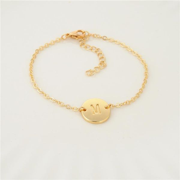 new fashion a-z disc initial letter name chain bracelet couple initial pendant bracelets jewelry for men women love gift, Black
new fashion a-z disc initial letter name chain bracelet couple initial pendant bracelets jewelry for men women love gift, Black
