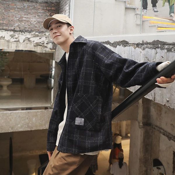 men's wool & blends hybskr loose woolen coat harajuku style woman warm thicken fashion vintage jackets male oversize 2021 clothing, Black
men's wool & blends hybskr loose woolen coat harajuku style woman warm thicken fashion vintage jackets male oversize 2021 clothing, Black