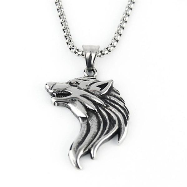 chains punk fashion brave men necklaces jewelry wolf pendant, Silver
chains punk fashion brave men necklaces jewelry wolf pendant, Silver