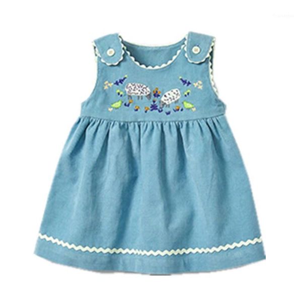 little maven spring autumn new children girls sweat corduroy o-neck cotton embroidery cording button solid casual vests dresses1, Red;yellow
little maven spring autumn new children girls sweat corduroy o-neck cotton embroidery cording button solid casual vests dresses1, Red;yellow