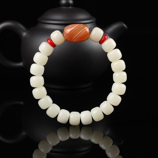 beaded, strands buddha jewelry red onyx,orange onyx,blue stone,pink shell,coconut shell with white bodhi yoga bracelet for women gift, Black 
beaded, strands buddha jewelry red onyx,orange onyx,blue stone,pink shell,coconut shell with white bodhi yoga bracelet for women gift, Black