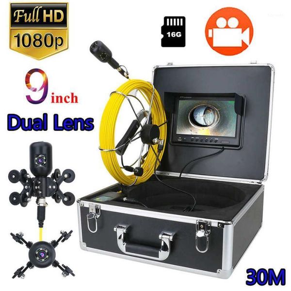 9in display dvr 1080p dual camera ip68 waterproof underground pipe inspection with 98.4ft cable 100-240v1
9in display dvr 1080p dual camera ip68 waterproof underground pipe inspection with 98.4ft cable 100-240v1