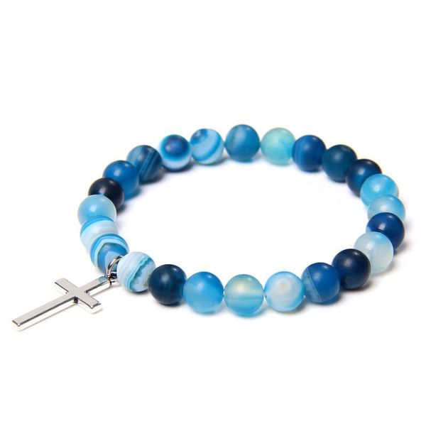 natural stone agates beads charm bracelet men 8mm chakra beaded cross pendant bracelet jewelry women male prayer buddha jewelry, Black
natural stone agates beads charm bracelet men 8mm chakra beaded cross pendant bracelet jewelry women male prayer buddha jewelry, Black