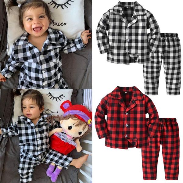 pajamas kids clothing sets toddler kids baby boys girls plaids print pajamas winter coats pants outfits set soft wear, White
pajamas kids clothing sets toddler kids baby boys girls plaids print pajamas winter coats pants outfits set soft wear, White