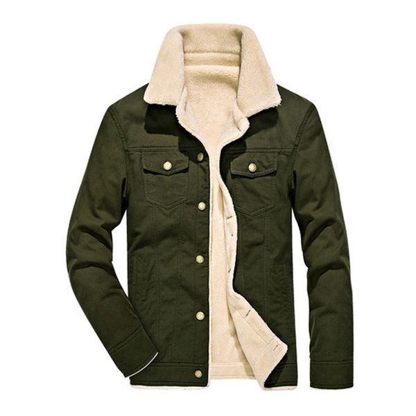 men's fashion winter of high-quality single-breasted thick cotton jacket plus warm-lined velvet outwear 4xl, Black;brown
men's fashion winter of high-quality single-breasted thick cotton jacket plus warm-lined velvet outwear 4xl, Black;brown