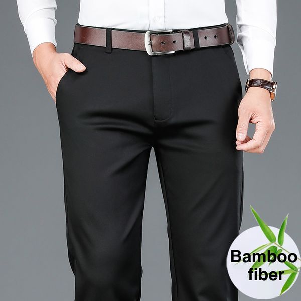 2020 autumn new bamboo fiber of men casual classic business fashion khaki drawing cotton pants designer clothes, Black
2020 autumn new bamboo fiber of men casual classic business fashion khaki drawing cotton pants designer clothes, Black