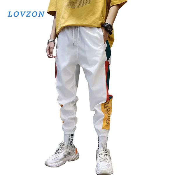 streetwear men's splice joggers pants fashion casual cargo pant trousers high street elastic waist harem pant, Black
streetwear men's splice joggers pants fashion casual cargo pant trousers high street elastic waist harem pant, Black