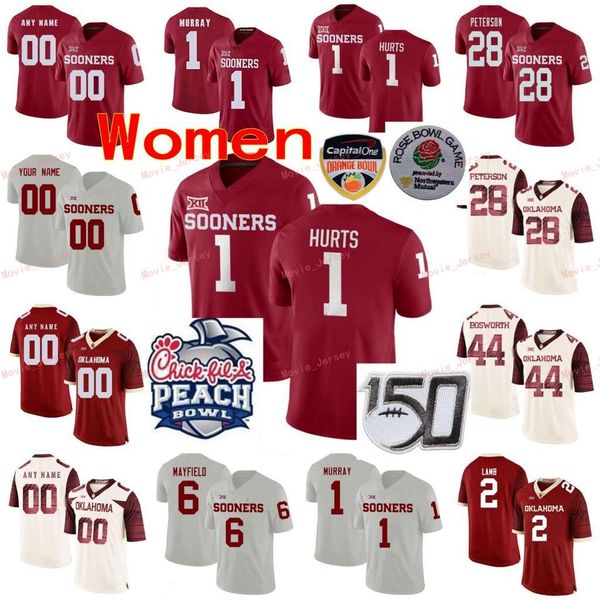 stitched custom 8 trejan bridges 84 lee morris 9 kenneth murray jr. oklahoma sooners college women jersey, Black
stitched custom 8 trejan bridges 84 lee morris 9 kenneth murray jr. oklahoma sooners college women jersey, Black
