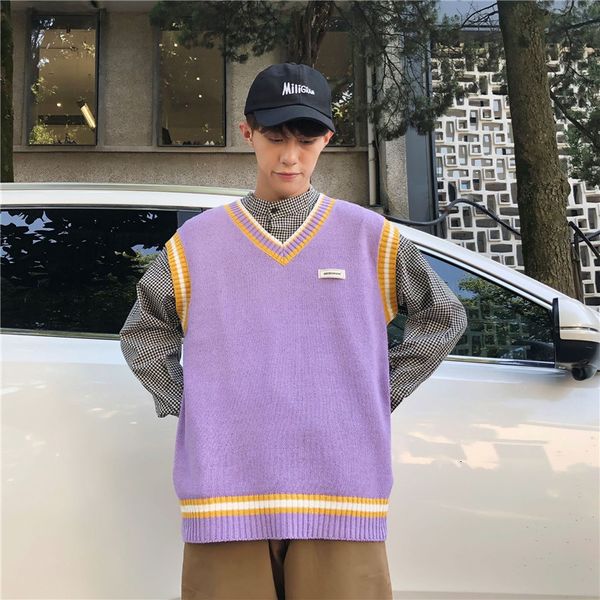2021 new men's in shirt thin woolen sleeveless university-style sweater oversized male vest ds501031 ef31, White;black
2021 new men's in shirt thin woolen sleeveless university-style sweater oversized male vest ds501031 ef31, White;black