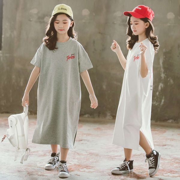 of girls' short sve big summer korean version parents and split drs children's sweater skirt, Blue
of girls' short sve big summer korean version parents and split drs children's sweater skirt, Blue