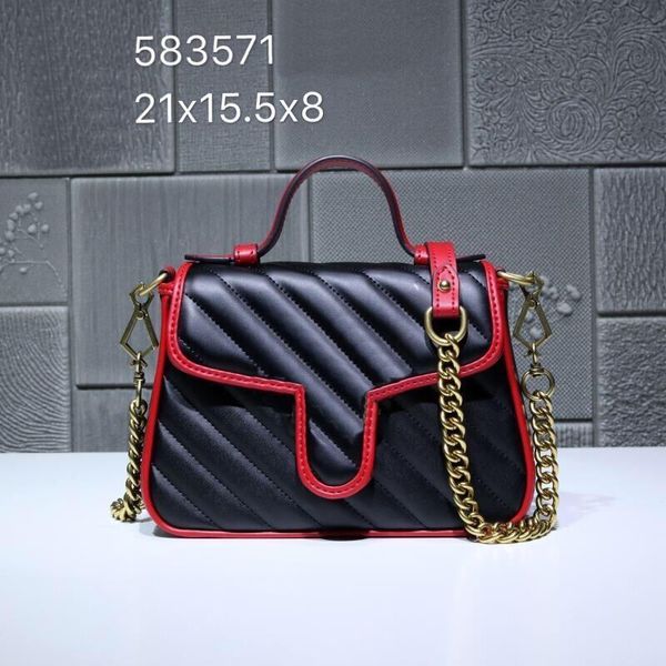 europe classic vintage ladies handbag, designer crossbody bag perfect design style factory direct 583571 global ing, Black;red
europe classic vintage ladies handbag, designer crossbody bag perfect design style factory direct 583571 global ing, Black;red