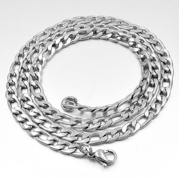 dolaime men necklace gold color stainless steel necklace chain figaro for gift, 45cm-70cm trendy jewelry hip hop rock gn112, Silver
dolaime men necklace gold color stainless steel necklace chain figaro for gift, 45cm-70cm trendy jewelry hip hop rock gn112, Silver