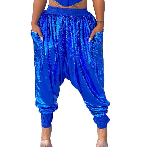 hip hop style womens designer pants fashion solid color loose womens pants casual females bling clothing, Black;white
hip hop style womens designer pants fashion solid color loose womens pants casual females bling clothing, Black;white