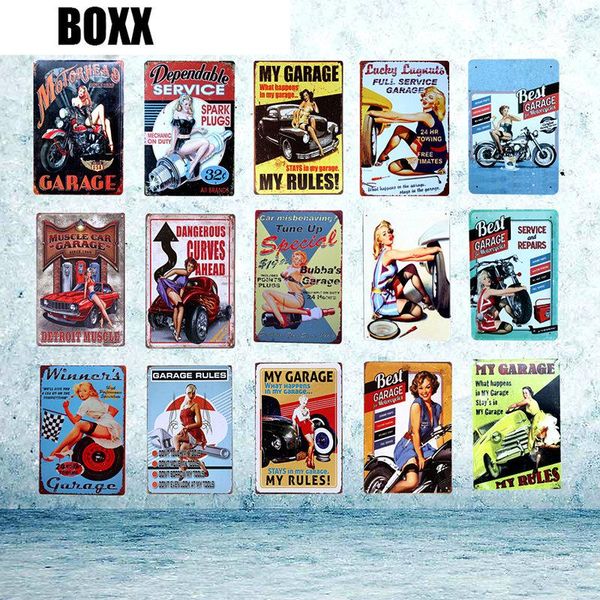my garage my rules retro metal signs pretty lady with motor car tin poster shabby chic home wall sticker gas oil decor
my garage my rules retro metal signs pretty lady with motor car tin poster shabby chic home wall sticker gas oil decor