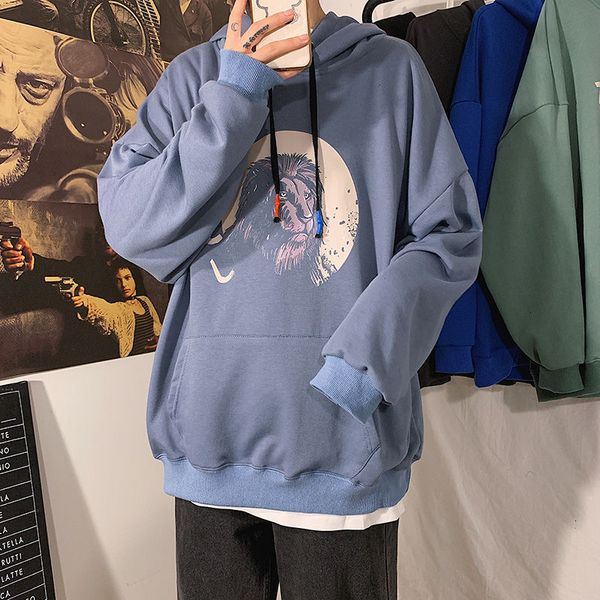 2021 new privathinker japanese lion printed men's fleece oversized hoodies autumn winter man casual warm hooded sweatshirts cqru, Black
2021 new privathinker japanese lion printed men's fleece oversized hoodies autumn winter man casual warm hooded sweatshirts cqru, Black