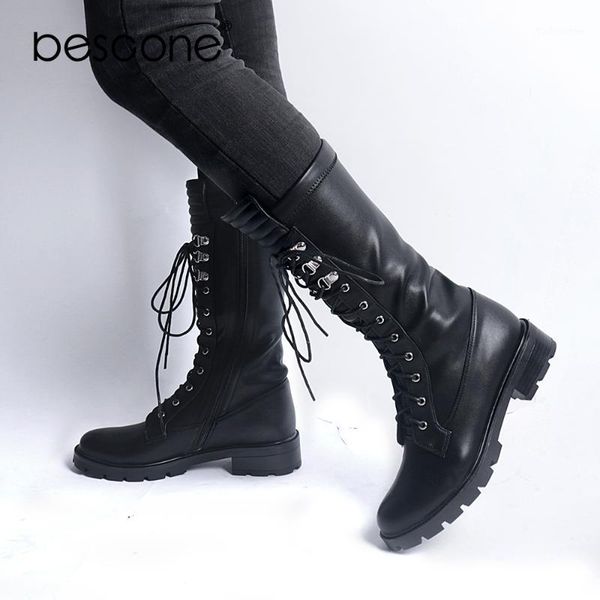 boots bescone casual mid-calf woman winter warm black round toe cross-tied ladies low square zipper bc7771
boots bescone casual mid-calf woman winter warm black round toe cross-tied ladies low square zipper bc7771